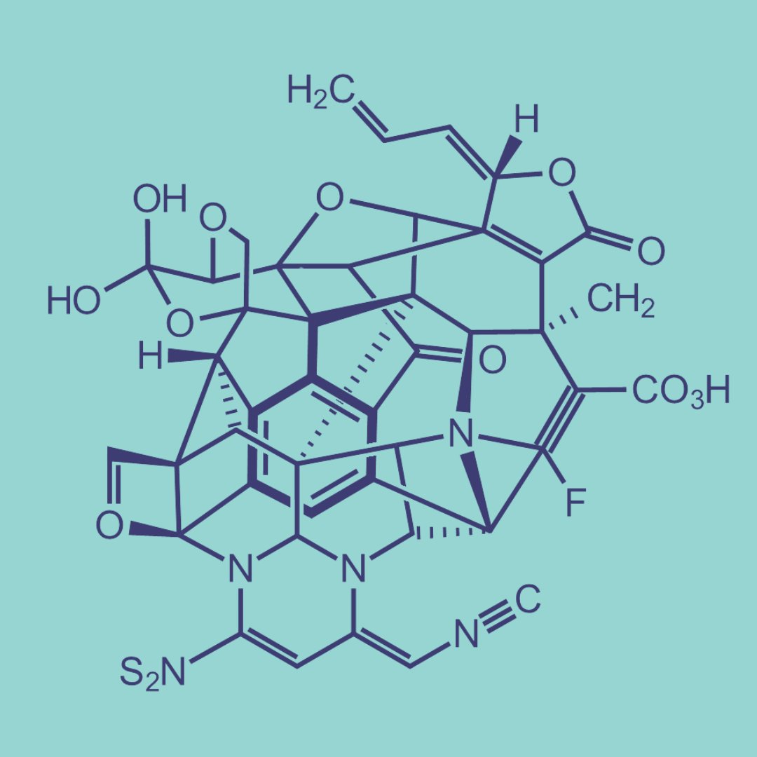 Check out our #moleculeoftheday! Labyrinthamine belongs to a class of natural products called the helleneamines. Isolated from the nuts of the Coleus tree, this molecule has one of the most complex carbon skeletons ever observed, &amp; is thought to stimulate optical cells in humans