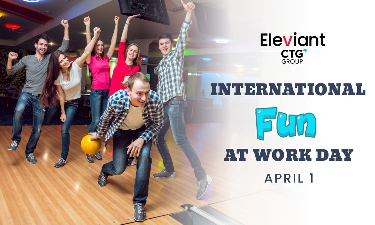 elevianttech's tweet image. Work hard, but don’t forget to have fun! Today is International Fun at Work Day, a reminder that a happy workplace is a productive one.

#FunAtWorkDay #WorkplaceFun #HappyWorkplace #EmployeeEngagement #EmployeeExperience #CorporateCulture