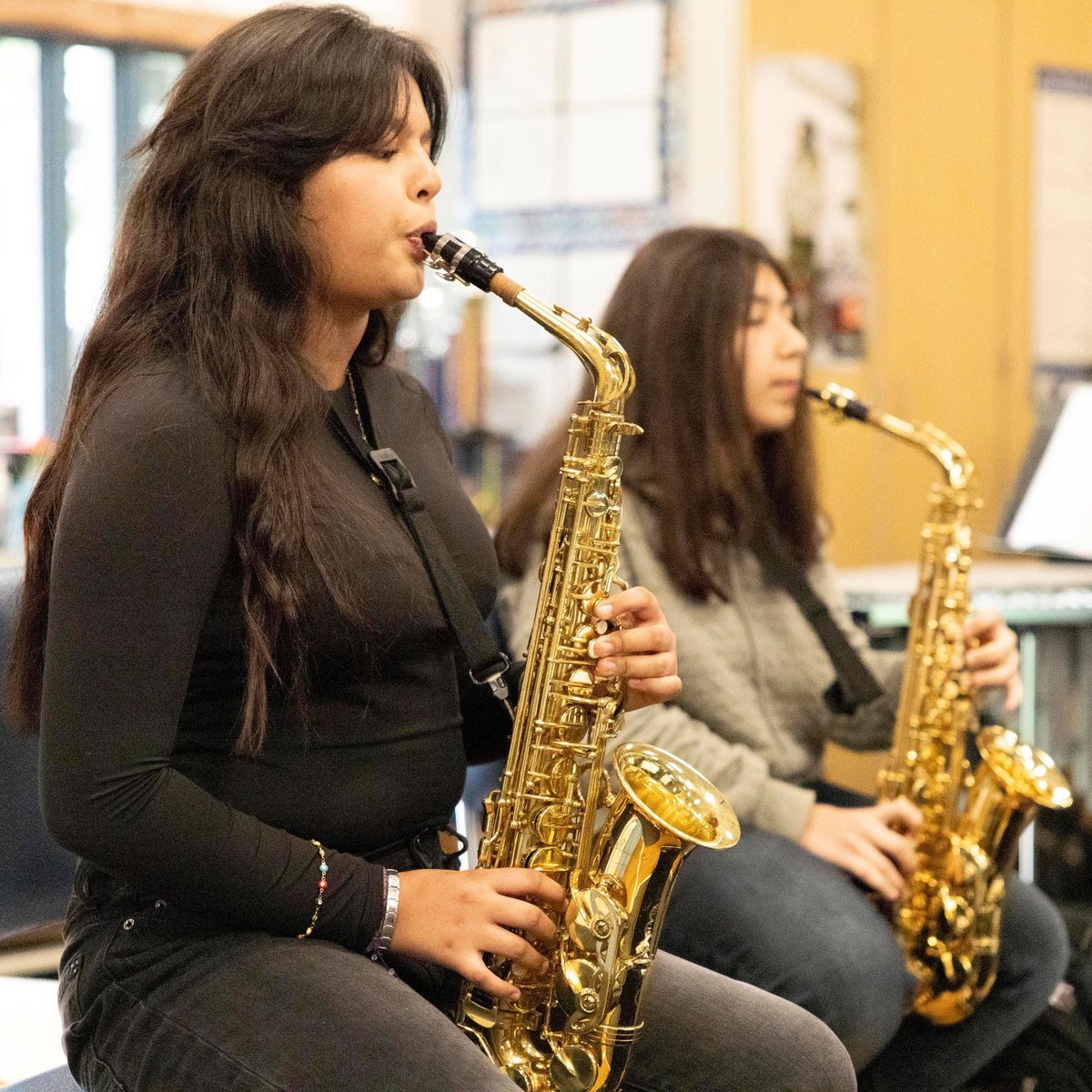 We're grateful for the opportunities we can present our students in visual and performing arts, including band programs like this one at STEAM Academy.