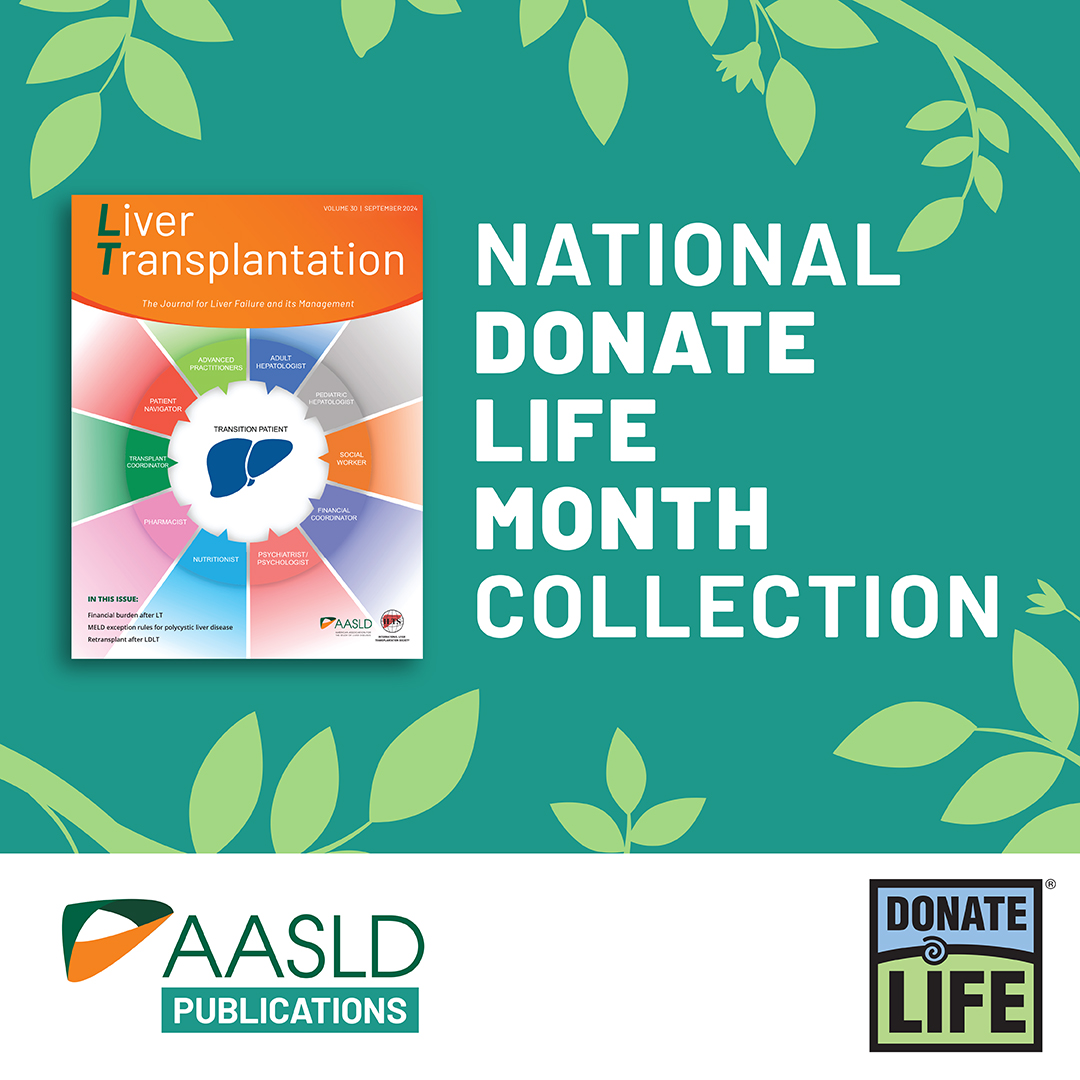 AASLD (@aasldtweets) on Twitter photo April is National #DonateLife Month, a time to celebrate donors and encourage donations. View the <a href="/LTxJournal/">Liver Transplantation Journal (LTxJournal)</a> curated article collection. #LiverTwitter #LiverTransplant <a href="/DonateLife/">Donate Life America</a> bit.ly/3zp3Tpg April is National #DonateLife Month, a time to celebrate donors and encourage donations. View the <a href="/LTxJournal/">Liver Transplantation Journal (LTxJournal)</a> curated article collection. #LiverTwitter #LiverTransplant <a href="/DonateLife/">Donate Life America</a> bit.ly/3zp3Tpg