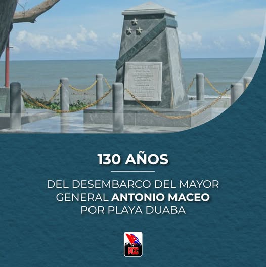 #CubaViveEnLaHistoria Playa Duaba, Baracoa, lugar por donde entró hace 130 años, el General Antonio Maceo con otros líderes con el objetivo de unir generaciones en la Guerra Necesaria. #Cuba #PinardelRío