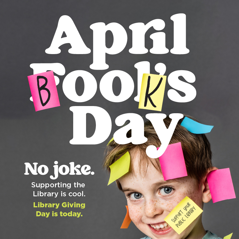 CMLibFoundation's tweet image. Library Giving Day is HERE!

And no joke, today’s the day to show some love for your Library

foundation.cmlibrary.org/donate-nxt/