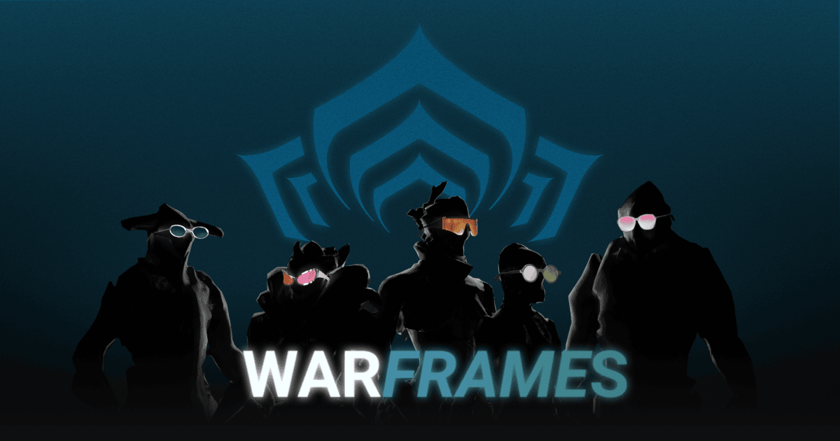 When heading out into the Origin System, remember to keep your eyes front. Even if you don't have any.

Spec-tacular fashion meets questionable function with WarFRAMES. warframe.com/frames-on-fram…