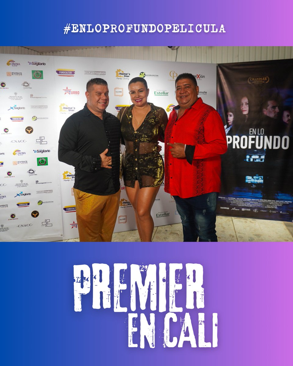 CinemaLocalCO's tweet photo. 🔥📷 Premier exclusiva de la nueva película colombiana de suspenso EN LO PROFUNDO. 📷📷 Una noche llena de emociones, cine de calidad y grandes talentos.   #CineDeSuspenso #DetrásDeCámaras #AlfombraRoja #CineColombiano #JairoEstrada #Cine #Premiere https://t.co/o4WBMFj25i