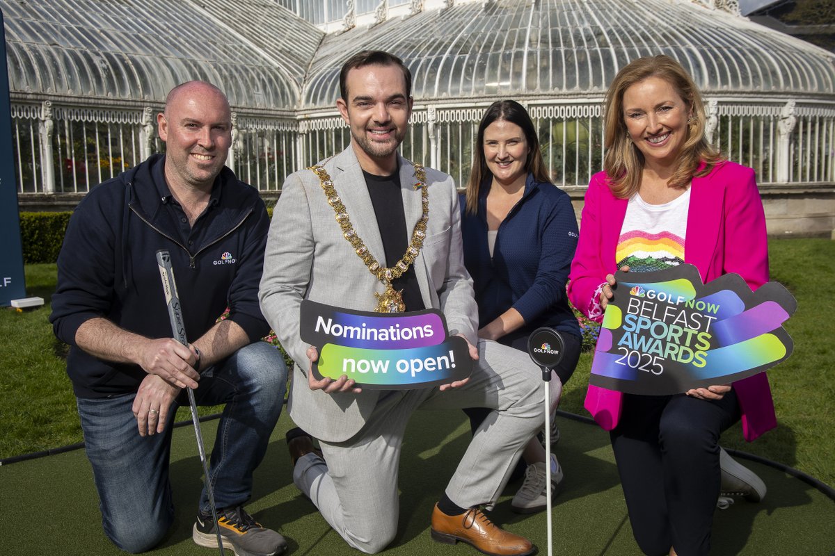 NEWS: Nominations tee off for the GolfNow Belfast Sports Awards 2025 ow.ly/cBao50Vsfq0

#BelfastSportsAwards
<a href="/micky_murray/">Cllr Micky Murray</a> <a href="/claire_mccollum/">Claire McCollum</a> <a href="/golfnow/">GolfNow</a> <a href="/BRSGolf/">BRS Golf</a>