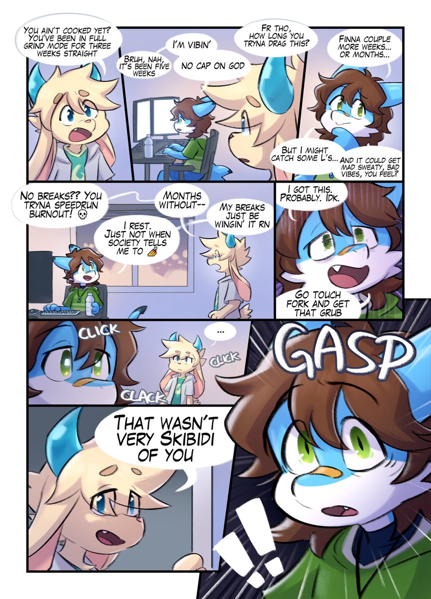 Happy April Fool's Day! Here is a re-release of Shark out of Water with awful Gen Z/Alpha slang

⚠️ Read this brainrot at your own risk