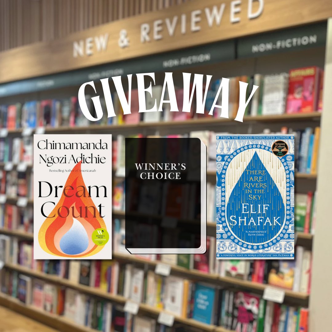 We’re doing a 3-book giveaway on our Instagram❤️

Have a go if you’re feeling lucky!

instagram.com/waterstoneswes…