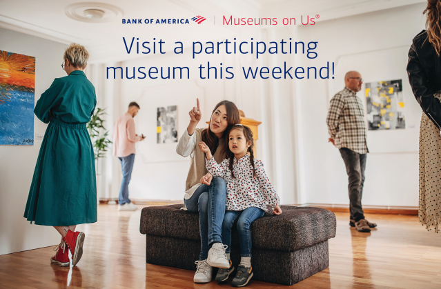 Looking for something fun to do this weekend? #MuseumsOnUs gives <a href="/BankofAmerica/">Bank of America</a> cardholders free general admission to 225+ museums every first full weekend of the month. Don’t miss the next one: April 5-6 🏛️ bit.ly/4lbGcHD