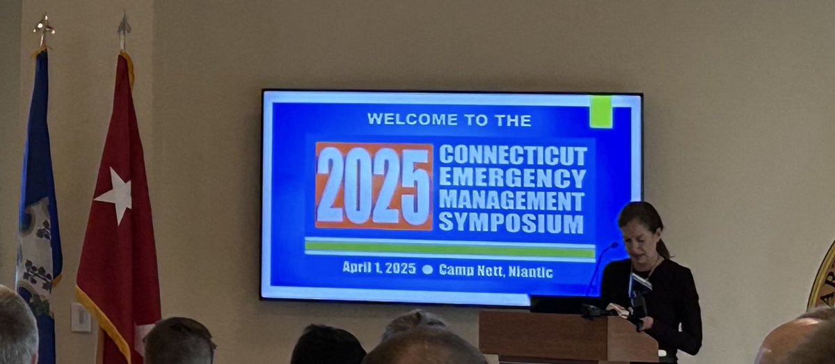 CT Emergency Management & Homeland Security (@ctdemhs) on Twitter photo State Emergency Management Director, Bill Turner, and <a href="/LGSusanB/">Lt. Gov. Susan Bysiewicz</a> kick off the annual Emergency Management Symposium in partnership with <a href="/CTDPH/">CT Public Health</a>, <a href="/CCMAdvocacy/">CCM</a>, <a href="/CTDESPP/">Dept. of Emergency Services and Public Protection</a>, and <a href="/CTNationalGuard/">Connecticut National Guard</a>. Looking forward to a great day of coordination and discussion with public safety partners! State Emergency Management Director, Bill Turner, and <a href="/LGSusanB/">Lt. Gov. Susan Bysiewicz</a> kick off the annual Emergency Management Symposium in partnership with <a href="/CTDPH/">CT Public Health</a>, <a href="/CCMAdvocacy/">CCM</a>, <a href="/CTDESPP/">Dept. of Emergency Services and Public Protection</a>, and <a href="/CTNationalGuard/">Connecticut National Guard</a>. Looking forward to a great day of coordination and discussion with public safety partners!