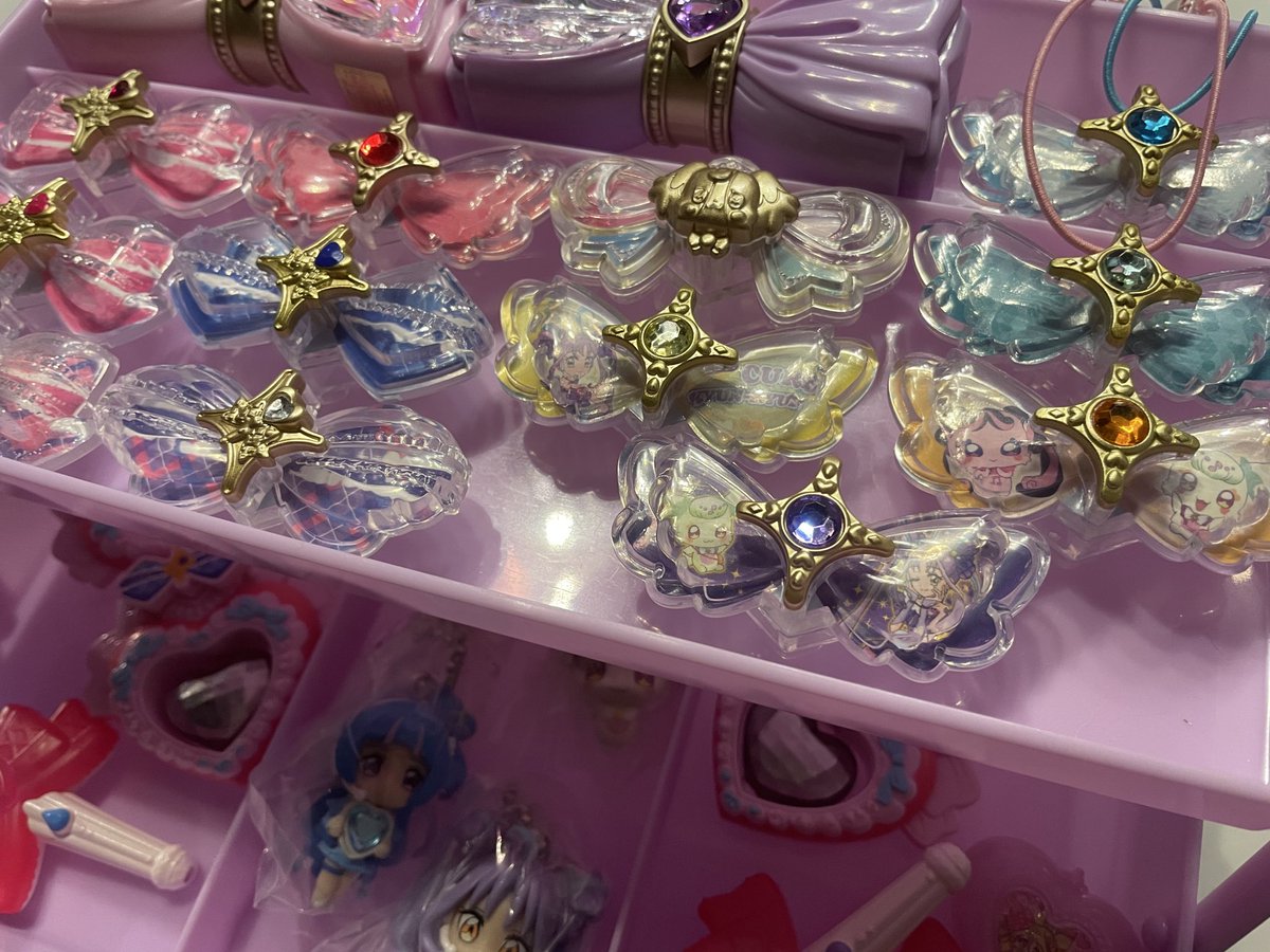 プリティライフシリーズ限定の、プリルンとキュアキュンキュンデザイン