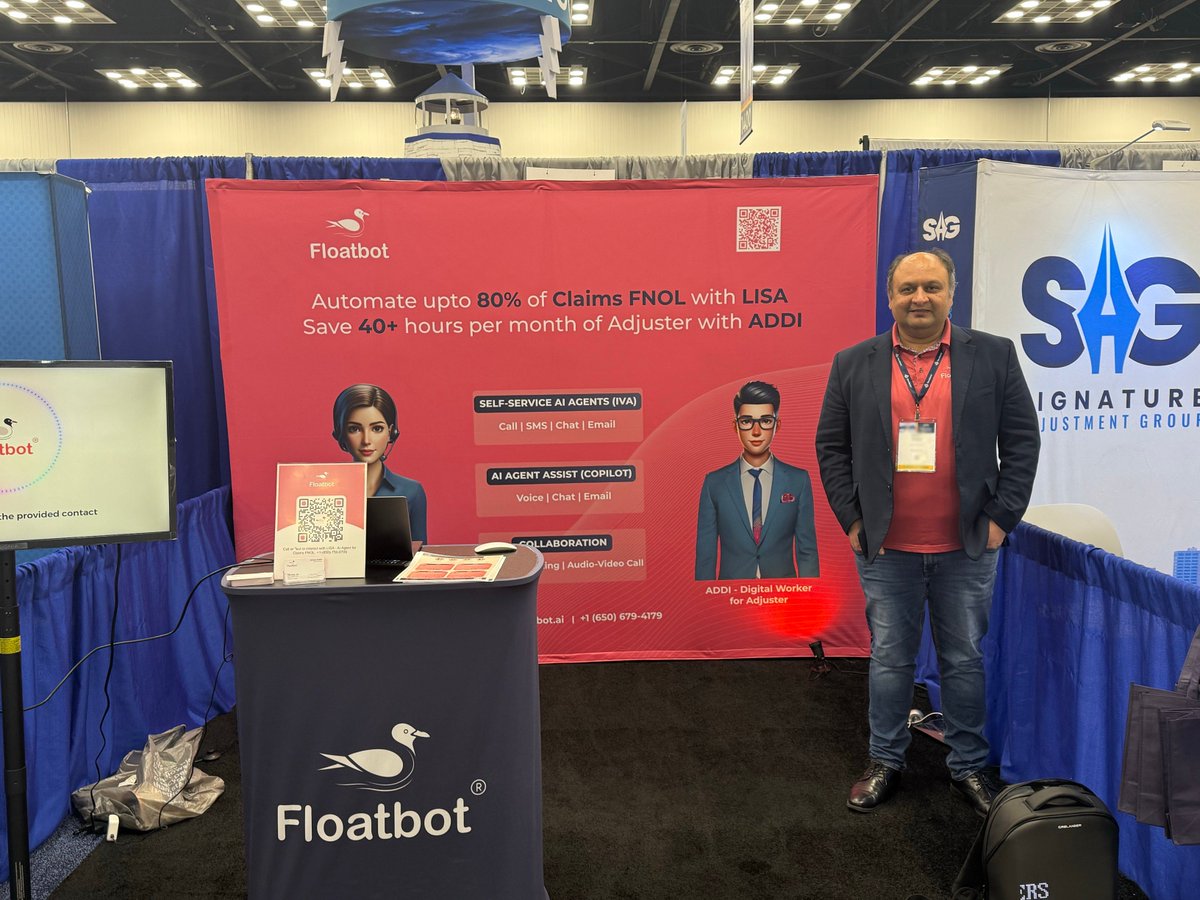 floatbot's tweet photo. πΈ from #PLRB2025 and is going strong, the energy here is off the charts! Thrilled to connect with so many brilliant minds! @PLRBConf
π Let's Connect π https://t.co/5B4yLsBN8u
#Floatbot #PLRB #InsuranceCareers #ClaimsConference2025 #Adjuster #InsuranceAIHub #CX https://t.co/h4ItkHoSQf