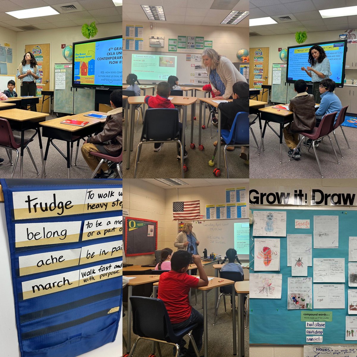 ellgcs's tweet image. We are glad to host the EL @TulsaSchools team for a visit to our  EL classes and experience first hand the @GreatCitySchls  #3Ls framework all around @GCSchoolsNC