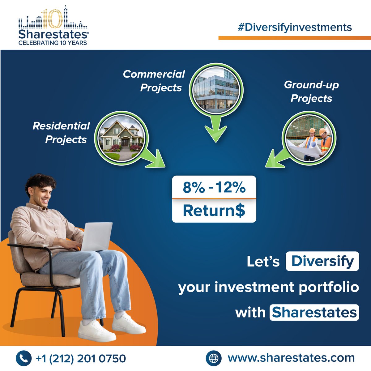 Diversify Your Portfolio with Sharestates
Enhance your investments with secure, high-yield real estate opportunities at Sharestates.
Start diversifying today and take control of your financial future!
Visit us: sharestates.com/individual-inv…
Contact us: +1 212-201-0750
 #Sharestates