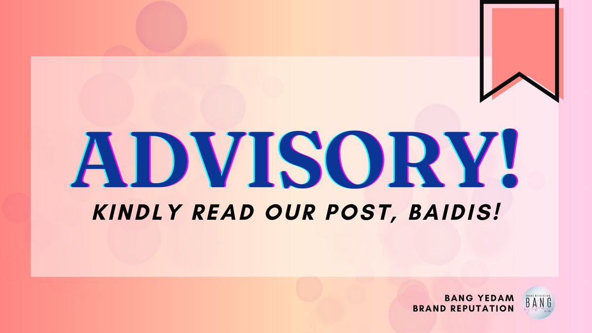 YEDAMBRANDS's tweet image. [📯]

ATTENTION TO ALL BY:D! 📣 We will be having a hashtag party for Bang Yedam&apos;s one take performance on #LABWordUp #ZLAB tomorrow at 8PM KST. 

Spread the word and gather all BY:D! Thank you.❤️

#방예담 #BANGYEDAM @_YEDAM_OFFICIAL