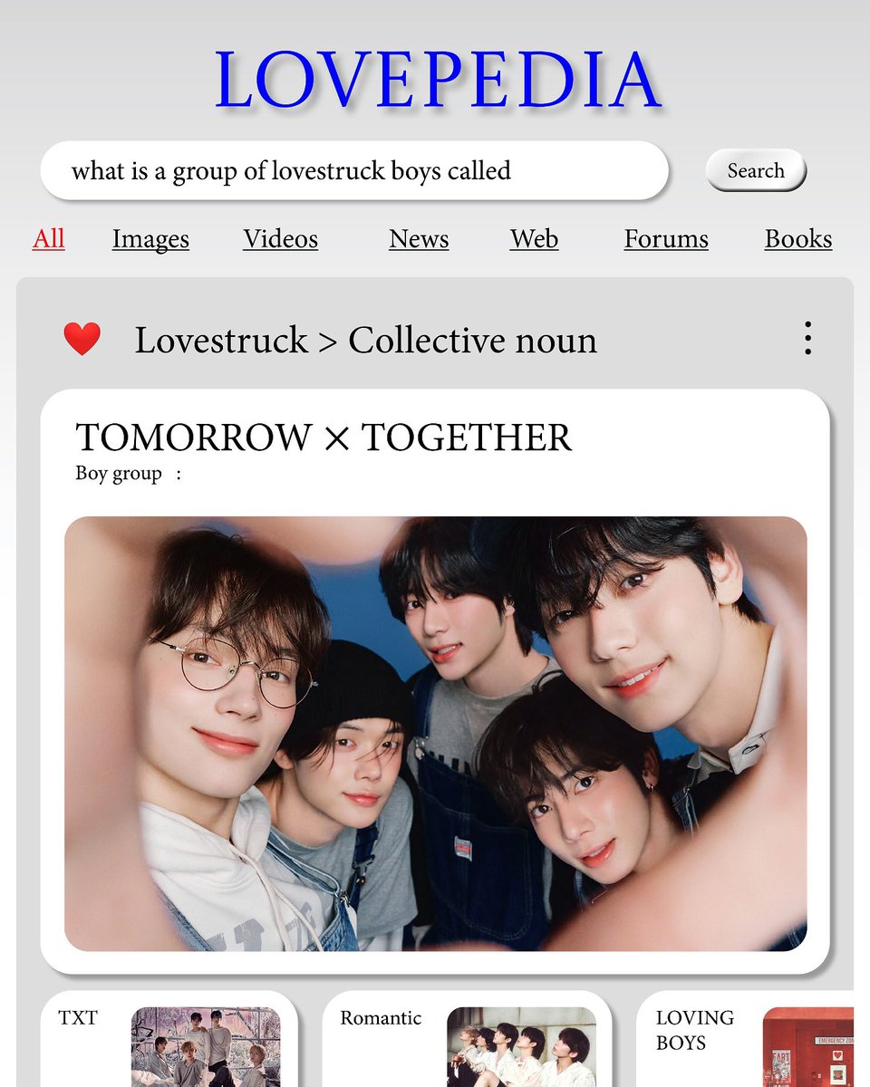 TXTChartData's tweet photo. Drop tags MOAs!!!!

TXT LOVESTRUCK BOYS
#TXT_LoveLanguage https://t.co/2LImF2Fmop