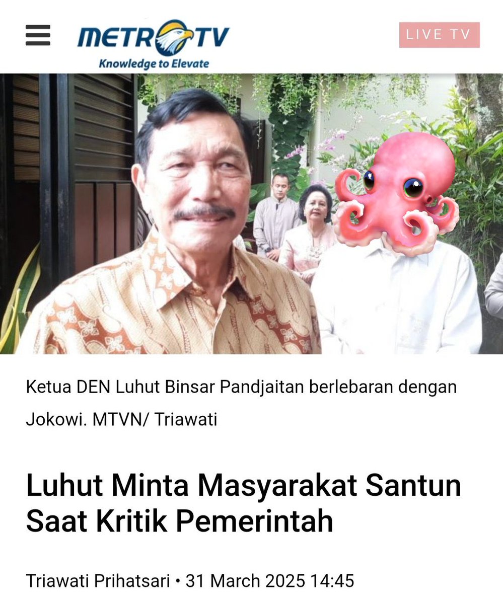 Dikritik Keras aja Lu BUDEG. Gmn kalau Santun..!!