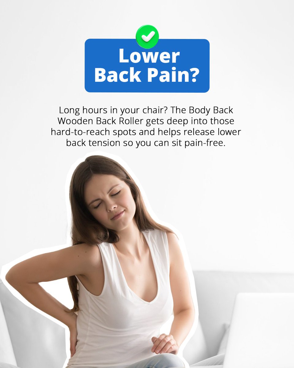 bodybackcompany's tweet image. Follow for more tips to start feeling your best!

#WFHPainRelief
#TriggerPointTherapy
#MassageTools
