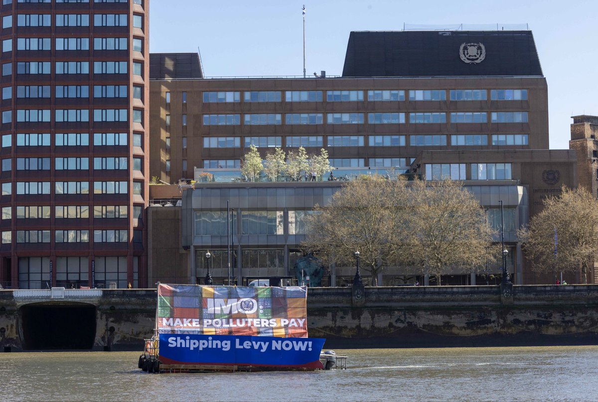 IMOclimate (@imoclimate) on Twitter photo The world is watching you <a href="/IMOHQ/">International Maritime Organization</a>
Over 60+ countries are calling for a strong universal levy on #shipping emissions
IMO must support climate-vulnerable nations. Don't let them down
#MEPC The world is watching you <a href="/IMOHQ/">International Maritime Organization</a>
Over 60+ countries are calling for a strong universal levy on #shipping emissions
IMO must support climate-vulnerable nations. Don't let them down
#MEPC