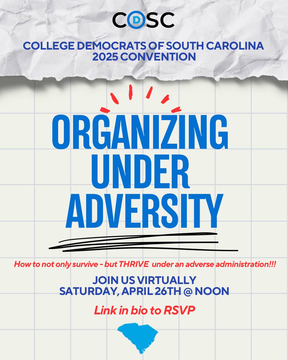 College Democrats of SC tweet media
