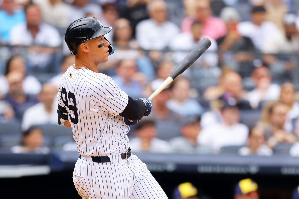 Aaron Judge's last 134 regular season games:

.358/.492/.802, 58 HR, 142 RBI

Babe Ruth's 1927 season (151 games):

.356/.486/.772, 60 HR, 165 RBI