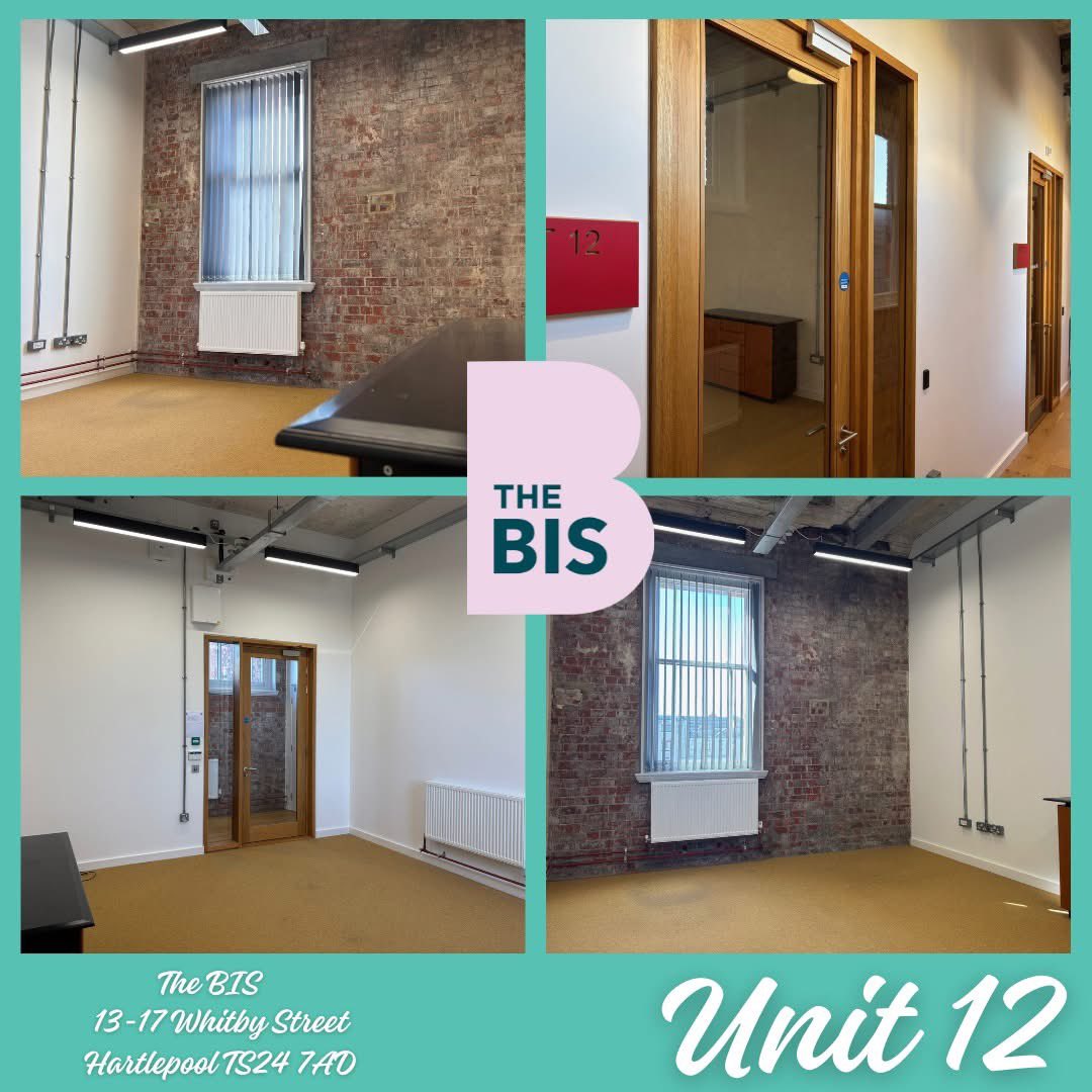 The BIS Hartlepool (@bishartlepool) on Twitter photo The fantastic Unit 12 is available to rent right now!
Starting at £172.23, this 1st floor unit has plenty of character and gets loads of natural light throughout the day. It's perfect for a creative looking for a small office. Email bis@hartlepool.gov.uk if interested! The fantastic Unit 12 is available to rent right now!
Starting at £172.23, this 1st floor unit has plenty of character and gets loads of natural light throughout the day. It's perfect for a creative looking for a small office. Email bis@hartlepool.gov.uk if interested!