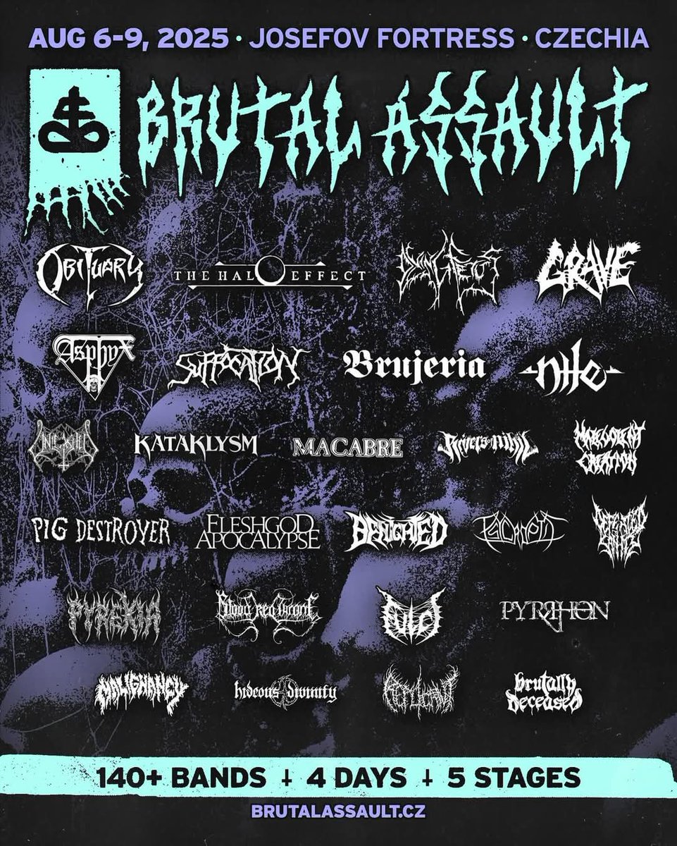 MALIGNANCY (@staymalignant) on Twitter photo Get Ready for an explosive amount of Death Metal at this years <a href="/brutalassault/">Brutal Assault</a> Josefov Fortress in Czech will be destroyed !!! <a href="/StayMalignant/">MALIGNANCY</a> is ready to shred !!
Get you tix mow !!
Tickets: brutalassault.cz/en/tickets/det… Get Ready for an explosive amount of Death Metal at this years <a href="/brutalassault/">Brutal Assault</a> Josefov Fortress in Czech will be destroyed !!! <a href="/StayMalignant/">MALIGNANCY</a> is ready to shred !!
Get you tix mow !!
Tickets: brutalassault.cz/en/tickets/det…