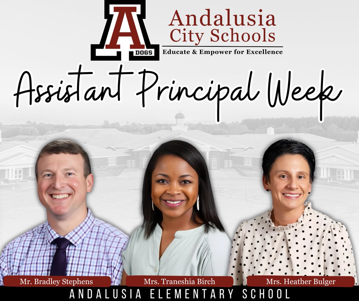 🎉 It’s National Assistant Principals Week 🎉
Behind every great school is a team of dedicated leaders, and our assistant principals are at the heart of it all!  From supporting students and teachers to keeping things running smoothly, their impact is felt every day.