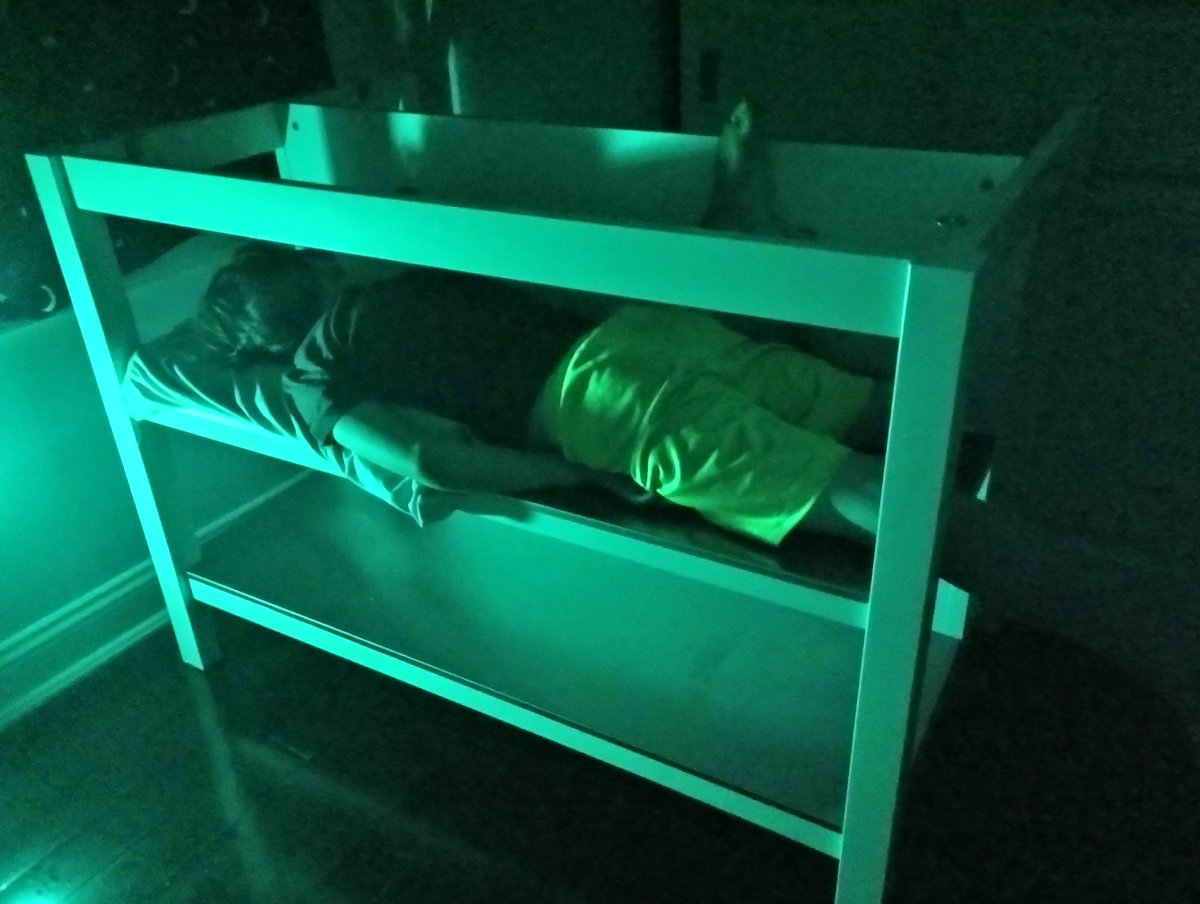 salimfurth's tweet photo. 7 y.o. had a hard time getting to sleep last night because he wanted to sleep on an aluminum IKEA shelf. But he eventually dozed off. Next stop: the nuclear navy!
#committedtothebit https://t.co/gHrFsY3kuB