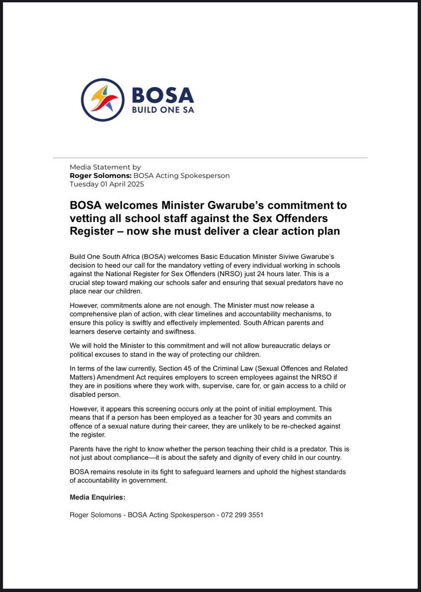 MmusiMaimane's tweet image. ‼️Media statement ‼️

Remove sex pests from our schools.