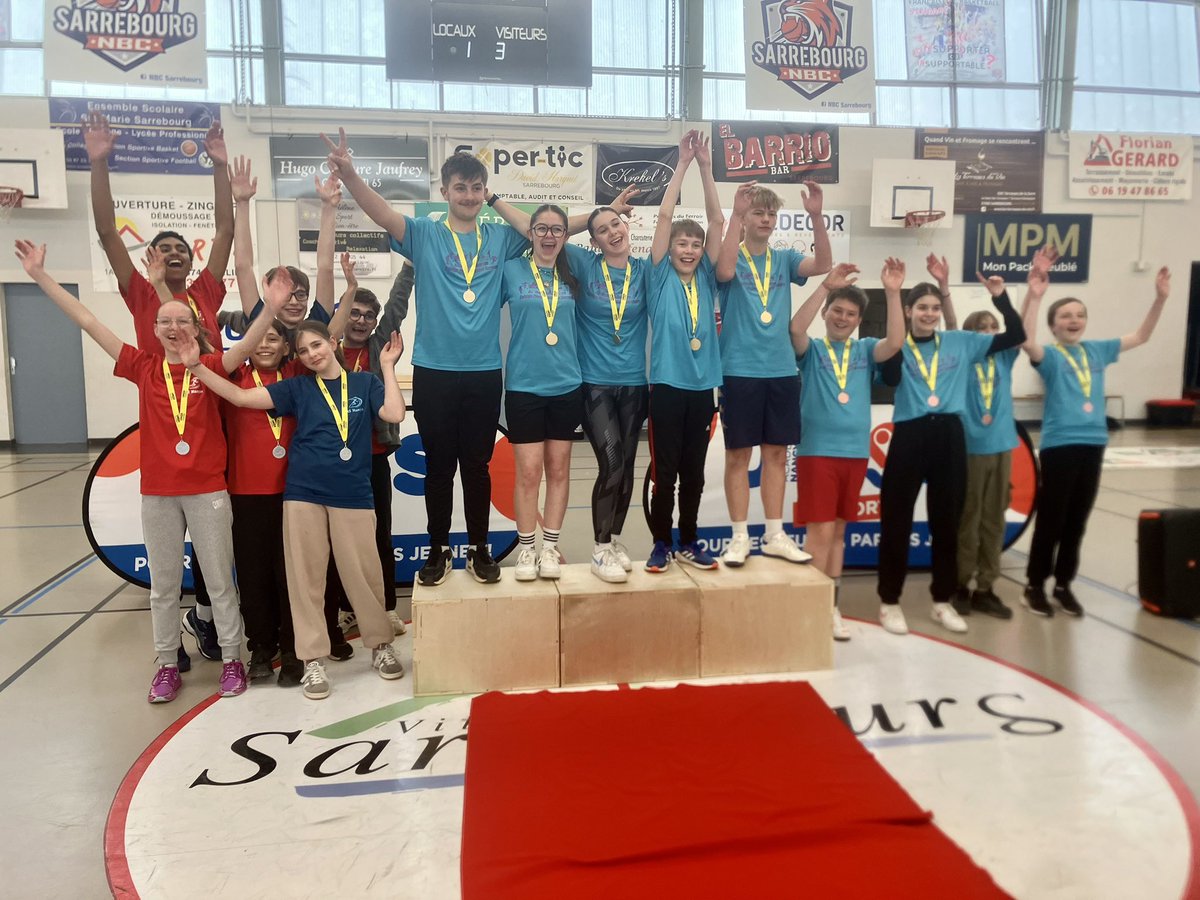 [#SOP2025] <a href="/acnancymetz/">Académie de Nancy-Metz</a> 
Valeurs #inclusion et #partage lors du championnat d’académie de sport partagé multi-activités <a href="/unssncymtz/">UNSS_Nancy-Metz</a> à Sarrebourg 
👉 CO  
👉 Boccia 
👉 Tennis de Table 
👉 Laser-run
👏🏻 aux élèves 
🙏 aux profs Eps #engagement 
#heritage 
<a href="/MeyerSeb/">Sébastien Meyer</a> <a href="/LaurentHoppe/">Laurent Hoppé</a>