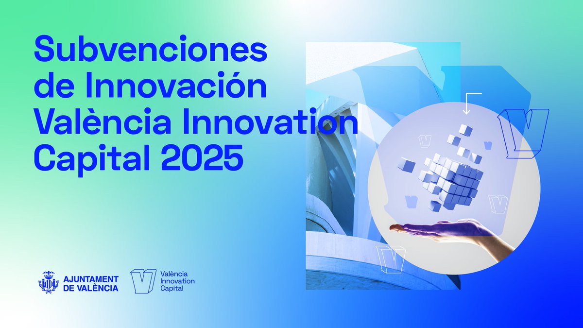 ⏳ Últimos días para solicitar las Subvenciones de Innovación València Innovation Capital 2025

📅 Hasta el 7/4
💰 Financiación para proyectos innovadores
📍 Impulsa la transformación de València
🔗 Infórmate aquí: valenciainnovationcapital.com/program/subven…
#ValènciaInnovationCapital #Innovación