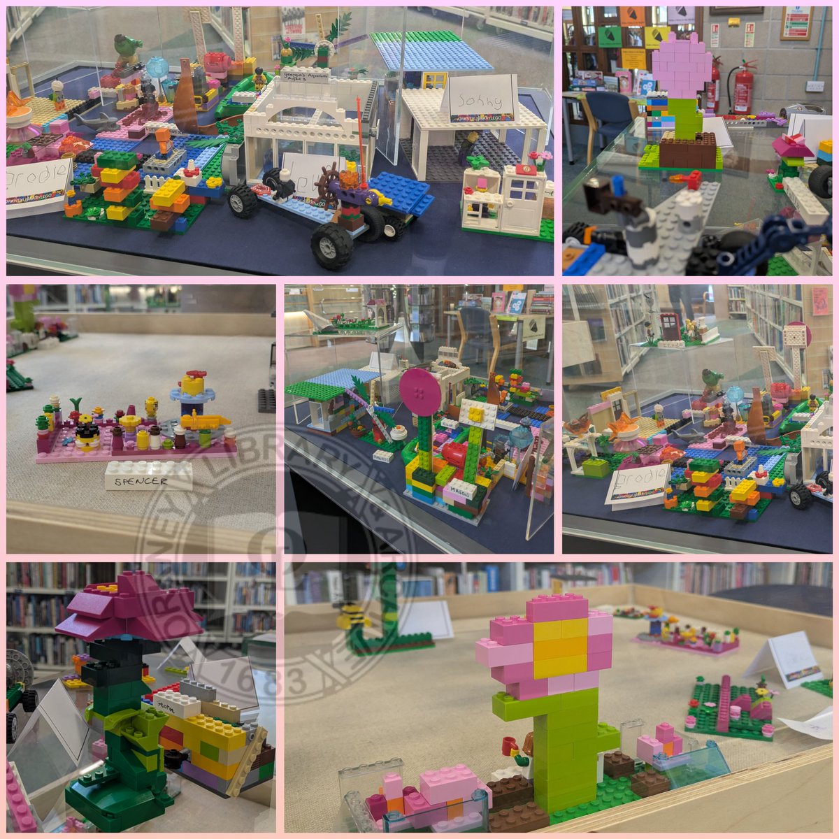 OrkneyLibrary's tweet photo. Our #Lego display cases are packed full of amazing colourful models for our latest #OrkneyLibraryLego theme which was FLOWERS! 💐🌹🌸

All made by library customers in the last month using our #Lego collection. ❤️

Our next theme is BABY ANIMALS! 🐕🐇🦔🐈 https://t.co/G0b2HsHrgK