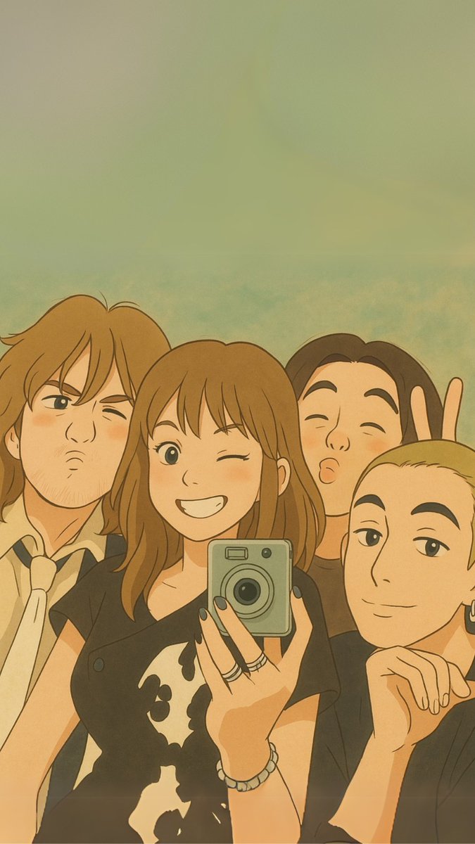 maneskin_arg_'s tweet photo. ¿Algunas vez se preguntaron cómo se vería Måneskin en el mundo de los Estudios Ghibli? 
Bueno, desde Måneskin Argentina les sacamos esa duda 🖤 https://t.co/Kl5gnTmvg3
