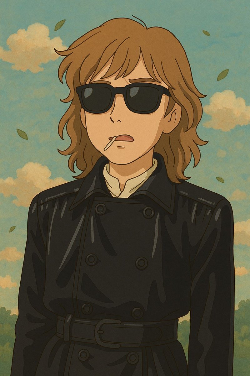 maneskin_arg_'s tweet photo. Thomas en versión Ghibli se ve más tierno que de costumbre 🥺 https://t.co/U8inDpueep