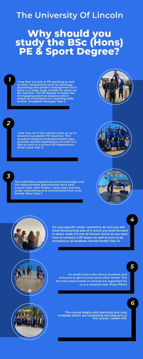 Kirsty Bundy (@bundykirsty) on Twitter photo Come and study BSc (Hons) PE & Sport at the University of Lincoln - here’s why! <a href="/unilincoln/">University of Lincoln, UK</a> Come and study BSc (Hons) PE & Sport at the University of Lincoln - here’s why! <a href="/unilincoln/">University of Lincoln, UK</a>
