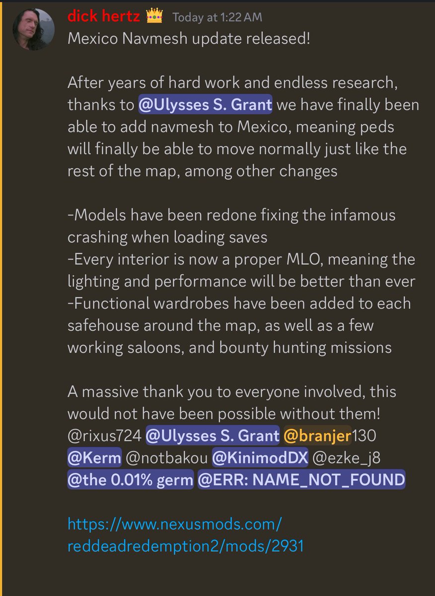 HOLY SHIT nexusmods.com/reddeadredempt…