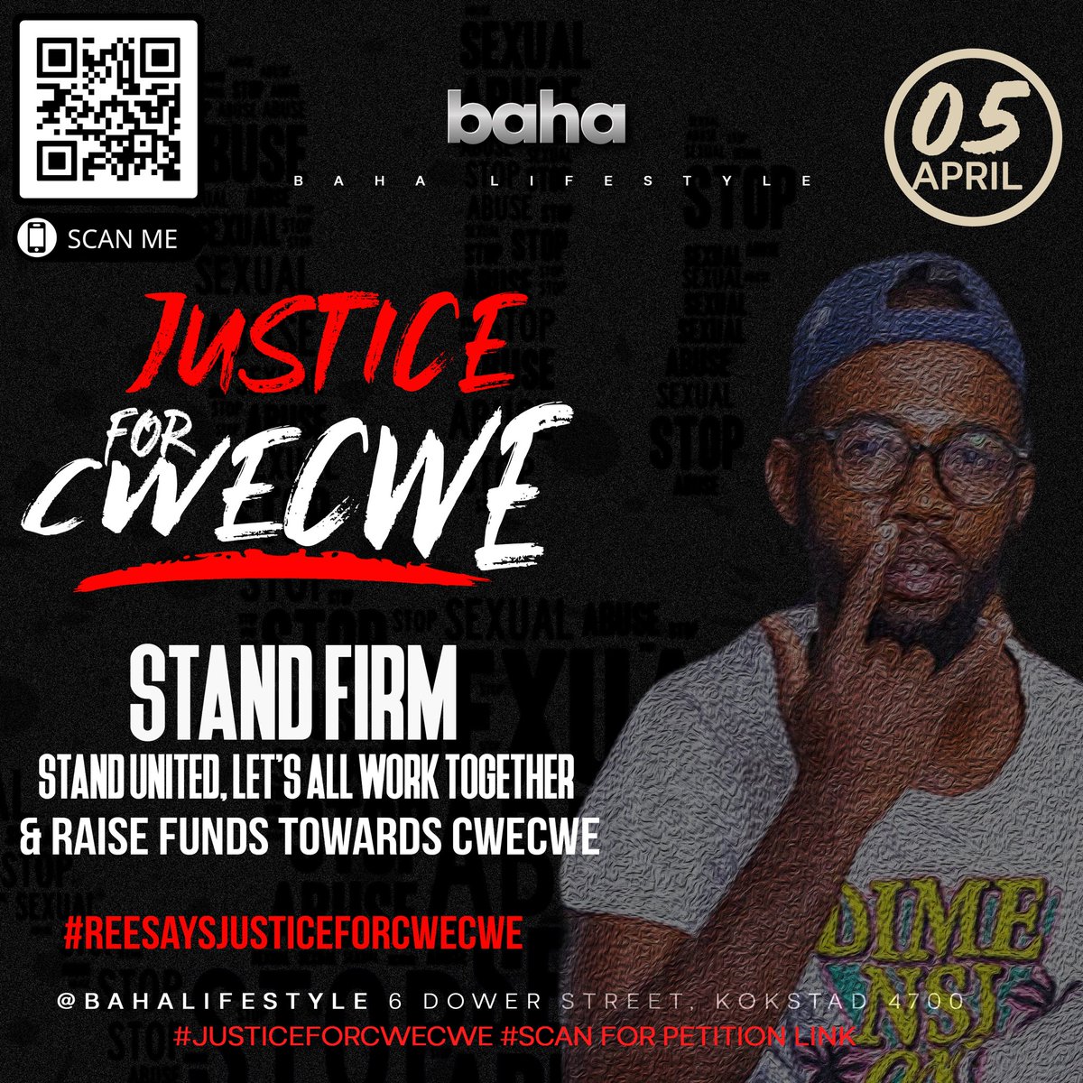 As we raising funds towards Cwecwe!
#JusticeForCwecwe 
#kokstad