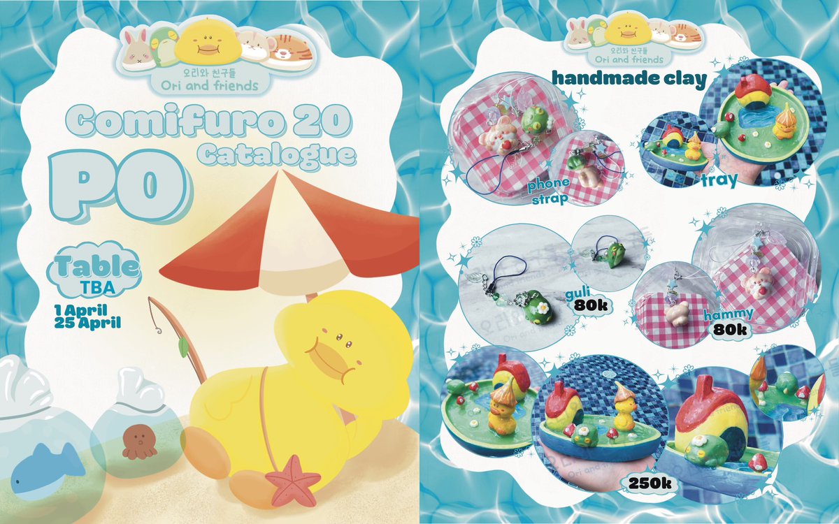 oriandfriends's tweet photo. Pssst… PO for Comifuro 20 batch 1 is OPEN! 🎉 Secure your new friends asap! 🐥✨ Link in bio! #cf #cf20catalogue #comifuro20 #pocf #cf20preorder #cf20po #OriAndFriends #오리와친구들 https://t.co/10IC2xYSiH