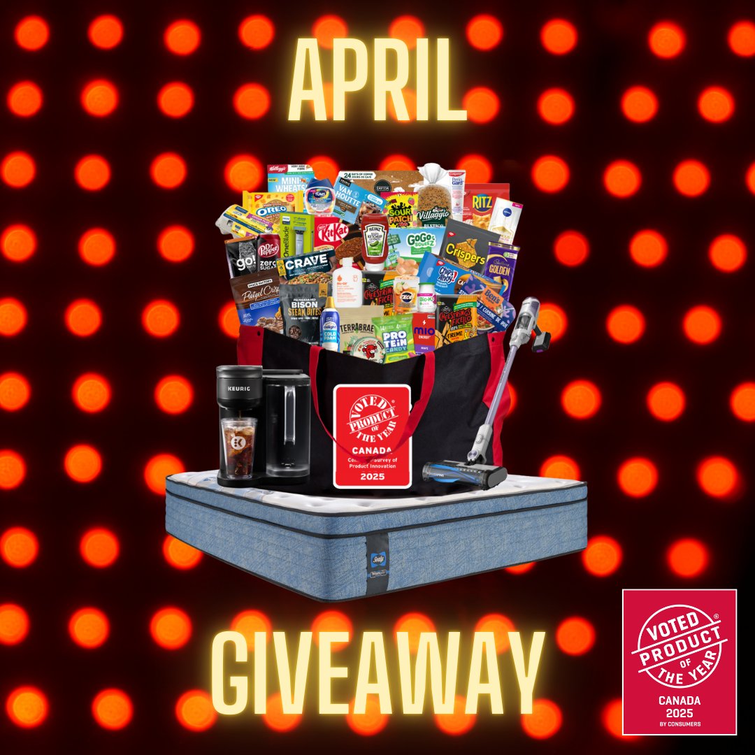 #POYCanada2025 GIVEAWAY! Want to win a collection of the newly announced 2025 Product of the Year winners? Check out our Instagram page @productoftheyear (instagram.com/productoftheye…) and look for our latest giveaway!

Good luck!

#giveaway #contest #sweepstakes #POYCanada2025