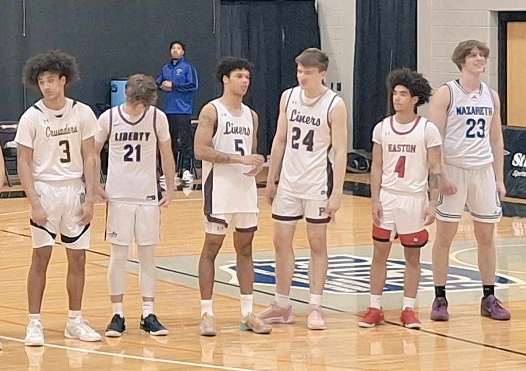 DanDiEdwardo1's tweet image. Lehigh Valley Senior All-Star Classic @lvsaclassic at NCC Bethlehem 
Congratulations👏 to East MVP 🏅
@Mathew_Scerbojr @PburgHoops 
@PHSStateliners #goliners