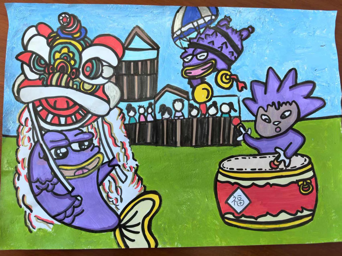 Gmonad and Happy Fool's Day <a href="/monad_xyz/">Monad</a>  <a href="/mikeinweb/">MIKEWEB</a>  “Joyful dragon dance, welcoming the festive season! Monad mascots gather to celebrate the traditional lion dance extravaganza!”