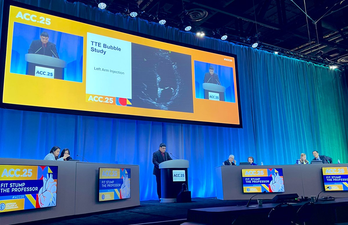 Poonam Velagapudi (@pooh_velagapudi) on Twitter photo So proud of Eunice Dugan, #ACCFIT (IC) who co-chaired stump the professor w/ Tripti Gupta at #ACC25.. 3 excellent, challenging cases- SOB 2/2 L IM vein—> inf pulm V shunt, cong syndrome—>AF+CM+RF+HL, cardiogenic shock 2/2 pheo! 👏👏 <a href="/noshreza/">Nosheen Reza, MD, MS</a> <a href="/nbwiggins/">Newton Wiggins</a> <a href="/DrAdaStefanescu/">Ada C. Stefanescu Schmidt, MD MSc FACC</a> <a href="/sri_adu/">Srinath Adusumalli, MD, MSHP, MBMI, FACC</a> So proud of Eunice Dugan, #ACCFIT (IC) who co-chaired stump the professor w/ Tripti Gupta at #ACC25.. 3 excellent, challenging cases- SOB 2/2 L IM vein—> inf pulm V shunt, cong syndrome—>AF+CM+RF+HL, cardiogenic shock 2/2 pheo! 👏👏 <a href="/noshreza/">Nosheen Reza, MD, MS</a> <a href="/nbwiggins/">Newton Wiggins</a> <a href="/DrAdaStefanescu/">Ada C. Stefanescu Schmidt, MD MSc FACC</a> <a href="/sri_adu/">Srinath Adusumalli, MD, MSHP, MBMI, FACC</a>