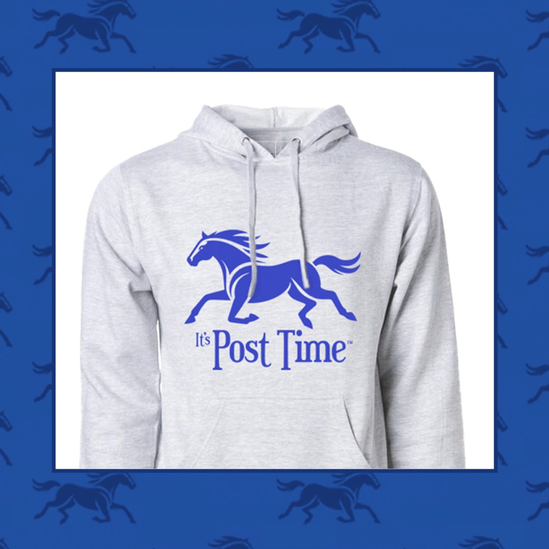 PostTimeApparel's tweet image. Chilly mornings at the track? Stay warm and stylish with our Horse Racing Hoodie—designed for fans who live for the thrill of the race. Featuring a bold racing graphic and embroidered sleeve design, this hoodie is the perfect blend of comfort and trackside flair. #ItsPostTime