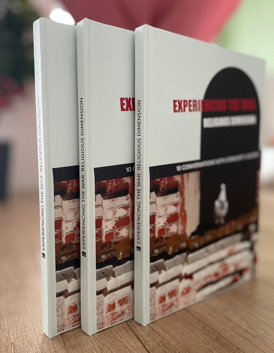 Religion_Fire's tweet photo. We've published a book "Experiencing the War: Religious Dimension". 10 Conversations with Community Leaders: collection of interviews.
The book includes 10 conversations about war realities, in which religious leaders share testimonies about the war https://t.co/ZKCT2AgQMu