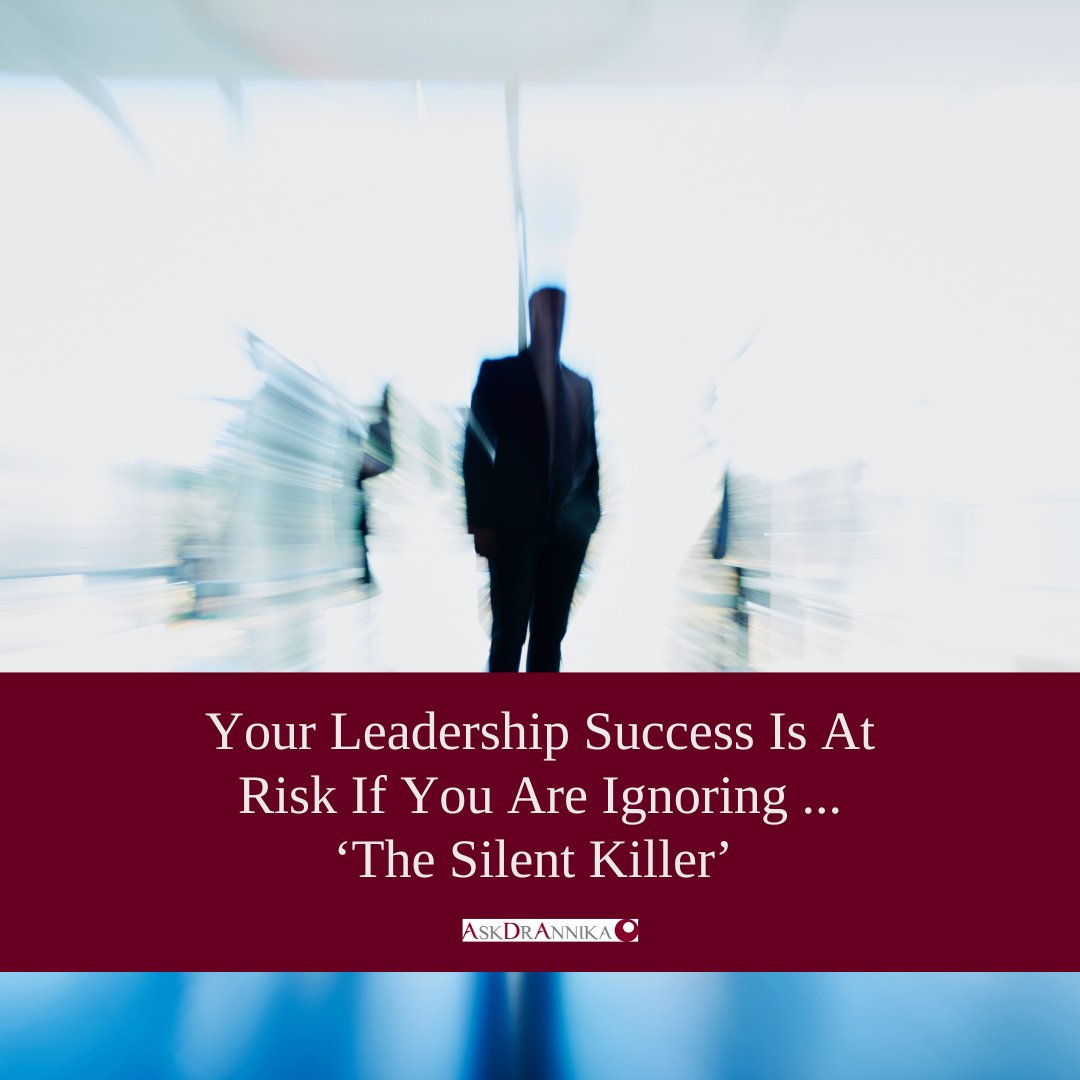 AskDrAnnika's tweet image. 🚨 Stress doesn’t just affect how you feel—it affects how you LEAD. Decision fatigue, exhaustion, and short tempers destroy leadership effectiveness. Manage stress, or it will manage you. 
 calendly.com/askdrannika/ex…

#LeadershipResilience #StressMastery
