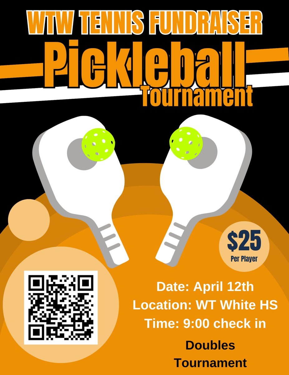 TennisWTW's tweet image. Pickleball 4/12!! Don't miss out! @WTWLonghorns @ClubWtw @WTWHighSchool @dallasathletics