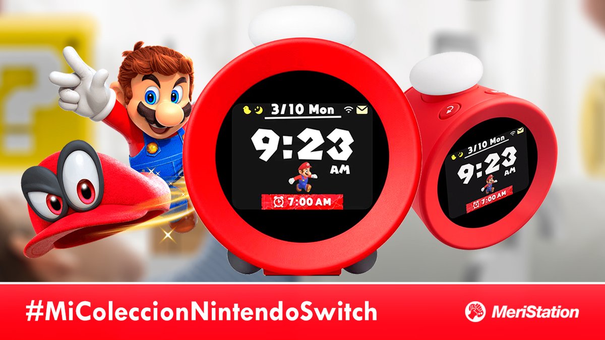🍄 ¡Nuevo concurso! 🍄

🎁 Consigue un fantástico Nintendo Sound Clock Alarmo

🔄 RT y follow
➡️ Déjanos una foto de tu colección con el hashtag #MiColecciónNintendoSwitch y cuéntanos cuál es tu juego favorito, y por qué