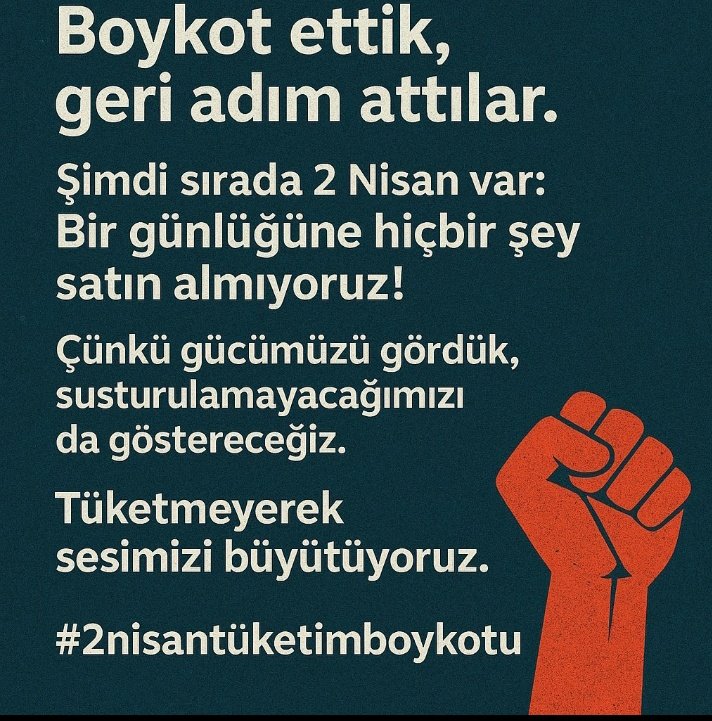 #2nisantueketimboykotu