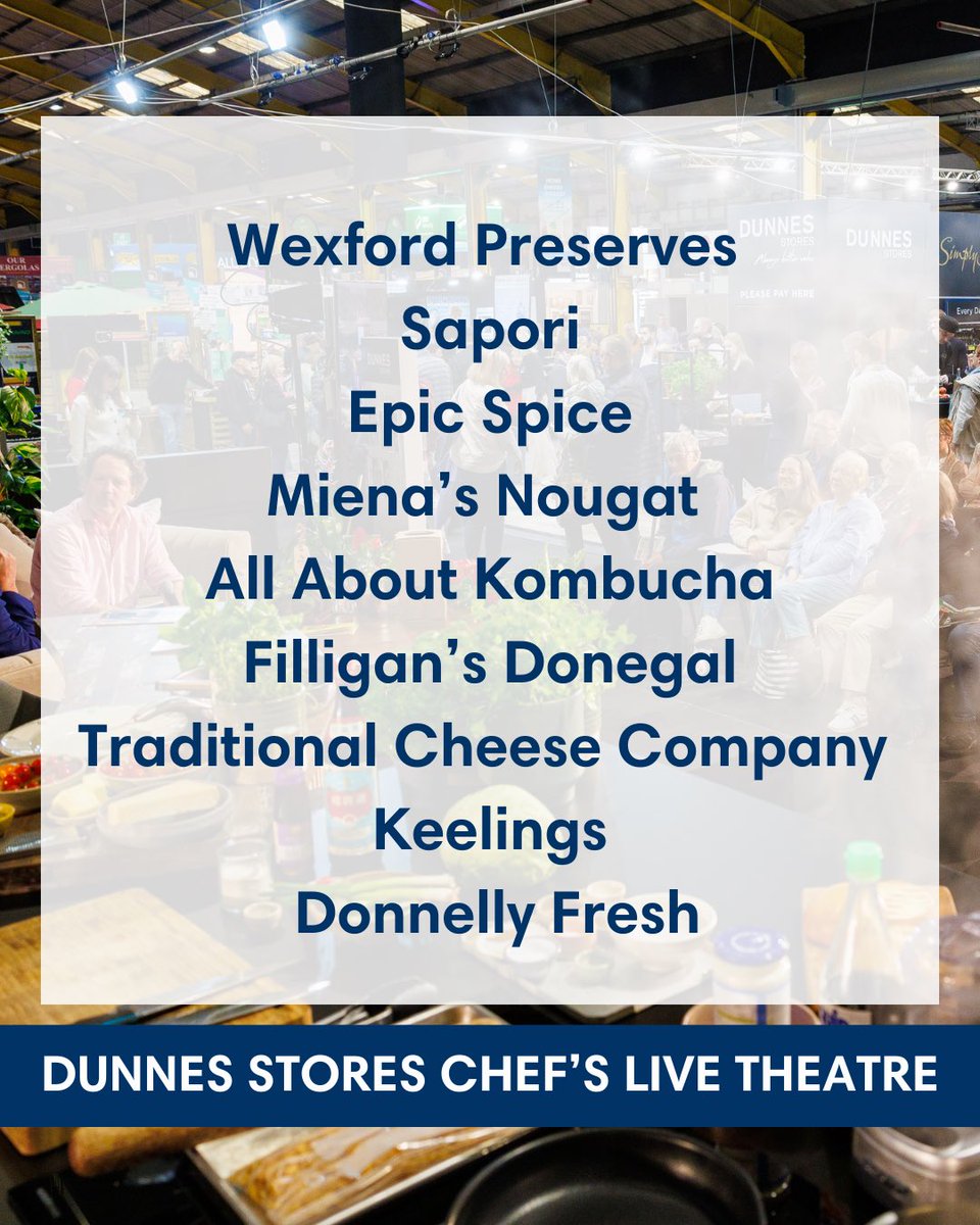 Discover the Makers behind the flavours at the Dunnes Stores Chef’s Live Theatre at <a href="/PTSBIreland/">PTSB</a> Ideal Home Show, April 11–13
🎟️ FREE tickets available now – limited time offer! → idealhome.ie
#PTSBIdealHomes #SimplyBetter #DunnesStores #IrishProducers #MeetTheMakers
