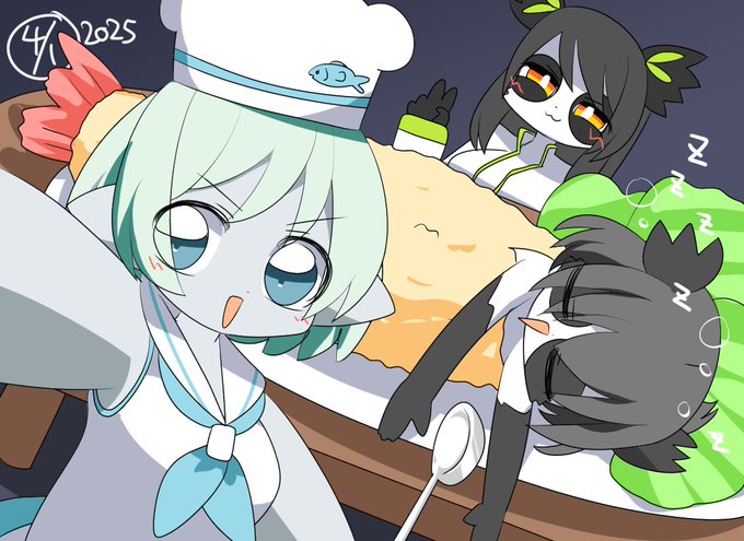 はうしーちゃんは今エビフライです 